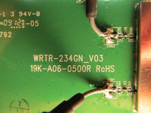 P/N on the Belkin F5D8235-4 v2 (v21xx)